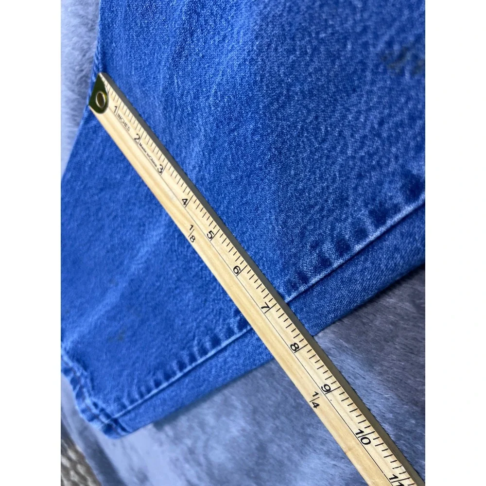 Wrangler 31x32 Relaxed Fit Jeans Medium Wash Distressed Denim Mens